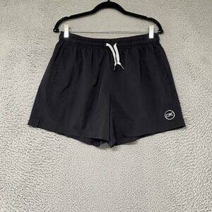 Cove Swim Shorts Mens 32 Black 5 Inch Quick Dry Stretch Beach Elastic Waist Pool